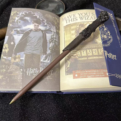 哈利波特周边魔杖笔赫敏魔杖联名圆珠笔纪念品生日礼物文具送笔芯 - 图0