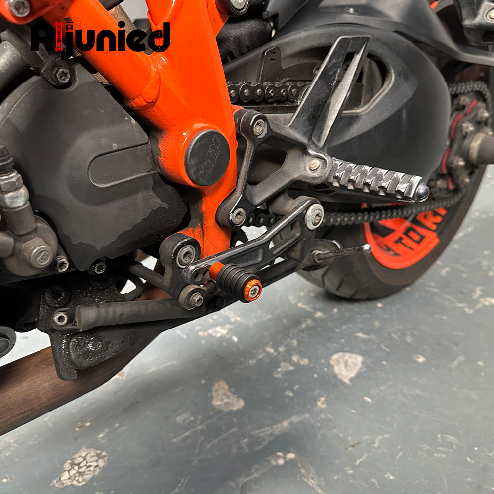 适用KTM DUKE 杜克790摩托车过档杆头刹车杆头踏板头挂钩改装配件 - 图2