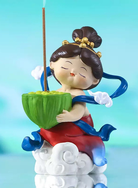 新品福禧敦煌香薰好运莲莲摆件客厅卧室家居精美潮玩装饰礼物礼品