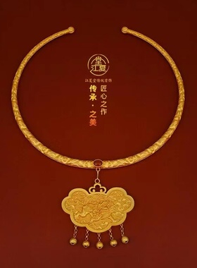 虎狮项圈 璎珞 复古 流苏 汉服 宫廷 (宫锁)