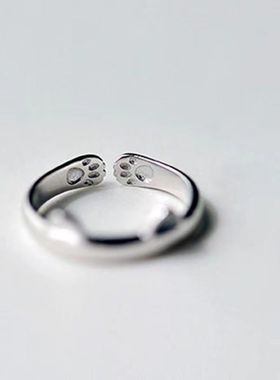 时空中的绘旅人息心夜分艾因同款周边猫猫戒指猫咪耳朵可爱指环