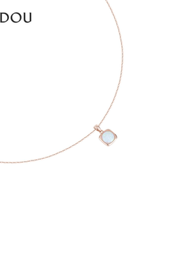 阿吉豆AJIDOU项链s925银欧泊吊坠