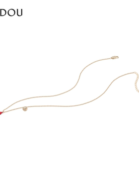 阿吉豆AJIDOU项链春夏时尚女新年米奇系列线下专柜同款锁骨链饰品