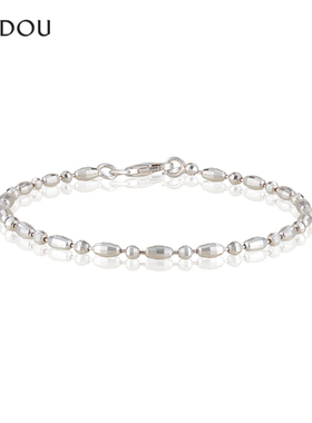 【商场同款】阿吉豆AJIDOU手链925银女款时尚简约设计感手饰品