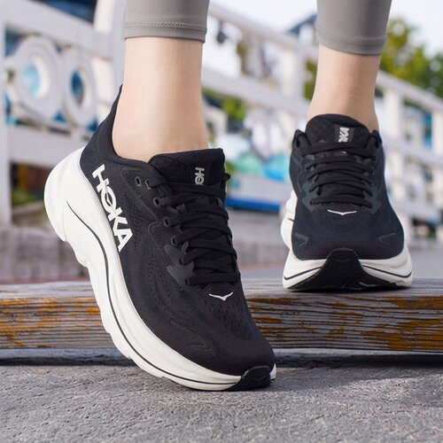 HOKA正品女款Clifton 10克里夫顿10跑步鞋减震耐磨竞速训练运动鞋 - 图0