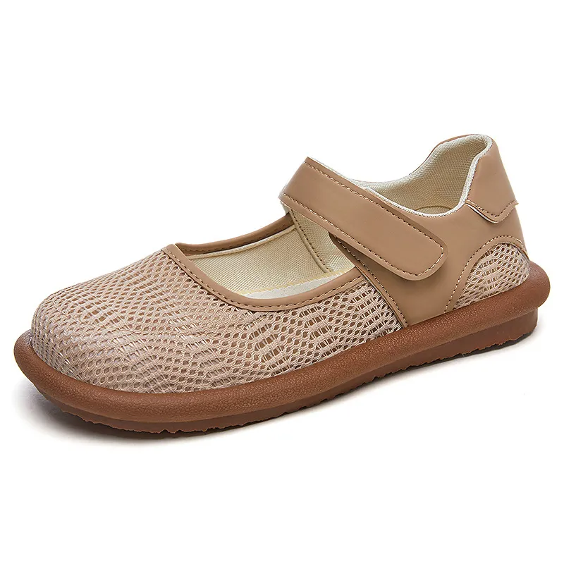 鞋子女夏季透气中老年妈妈鞋单鞋老北京舒适奶奶鞋休闲软底女布鞋,淘宝优惠券,粉丝福利购,淘宝优惠卷