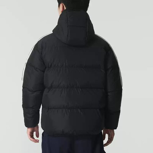Adidas阿迪达斯男子外套2025冬季新款保暖防风两面穿羽绒服KC2490 - 图1