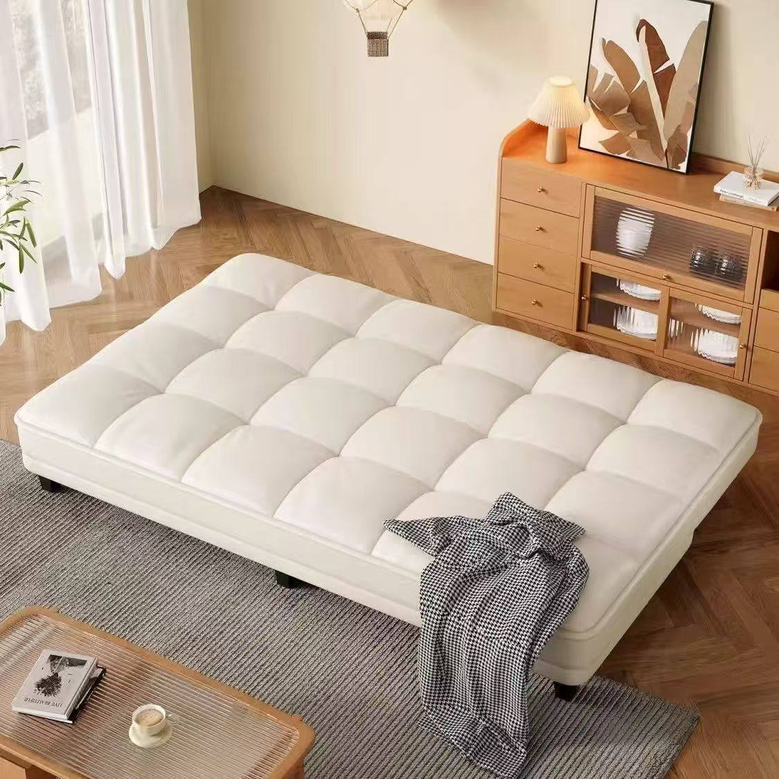 猫抓皮折叠多功能沙发床两用小户型豆腐块出租房小沙发卧室午休床,淘宝优惠券,粉丝福利购,淘宝优惠卷