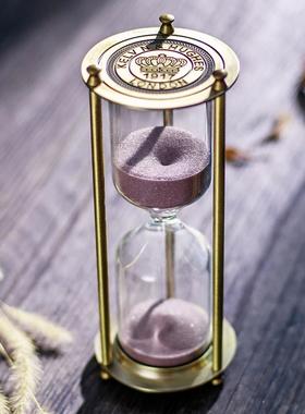 北欧创意沙漏倒计时防摔学习专用轻奢高档时间管理计时器装饰摆饰