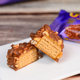 Russian imported chocolate brushed biscuits original Ote caramel sandwich tough wafer casual snacks