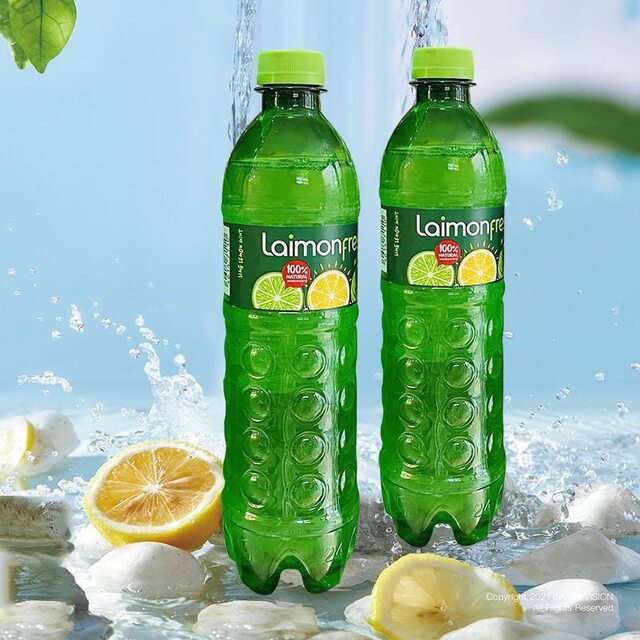 Russian imported laimonfresh lemon-flavored soda, lime mint-flavored soda, fruit-flavored carbonated drink