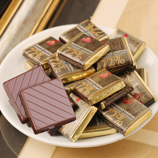 Dark chocolate Spartak pure dark chocolate 90%