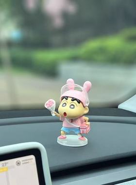 蜡笔小新送花情人节礼品磁吸头盔