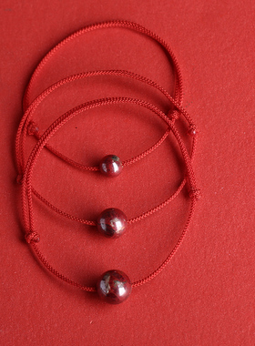 红绳手链原石缘之固朱砂民族风女