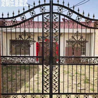 新促栅栏小防护隔离工厂钢围墙学校围栏铸铁庭院户外铁艺护栏栏杆-图0