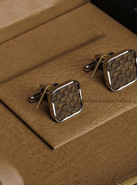 意式手表套盒男士绅士妆台收纳盒袖扣钢笔衣帽间样板房展示摆件