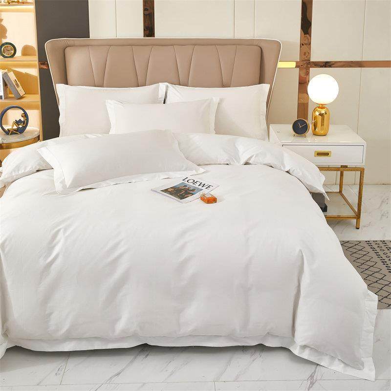 民宿酒店风床上四件套宾馆纯白床单被套宿舍三件套被子全套一整套,淘宝优惠券,粉丝福利购,淘宝优惠卷