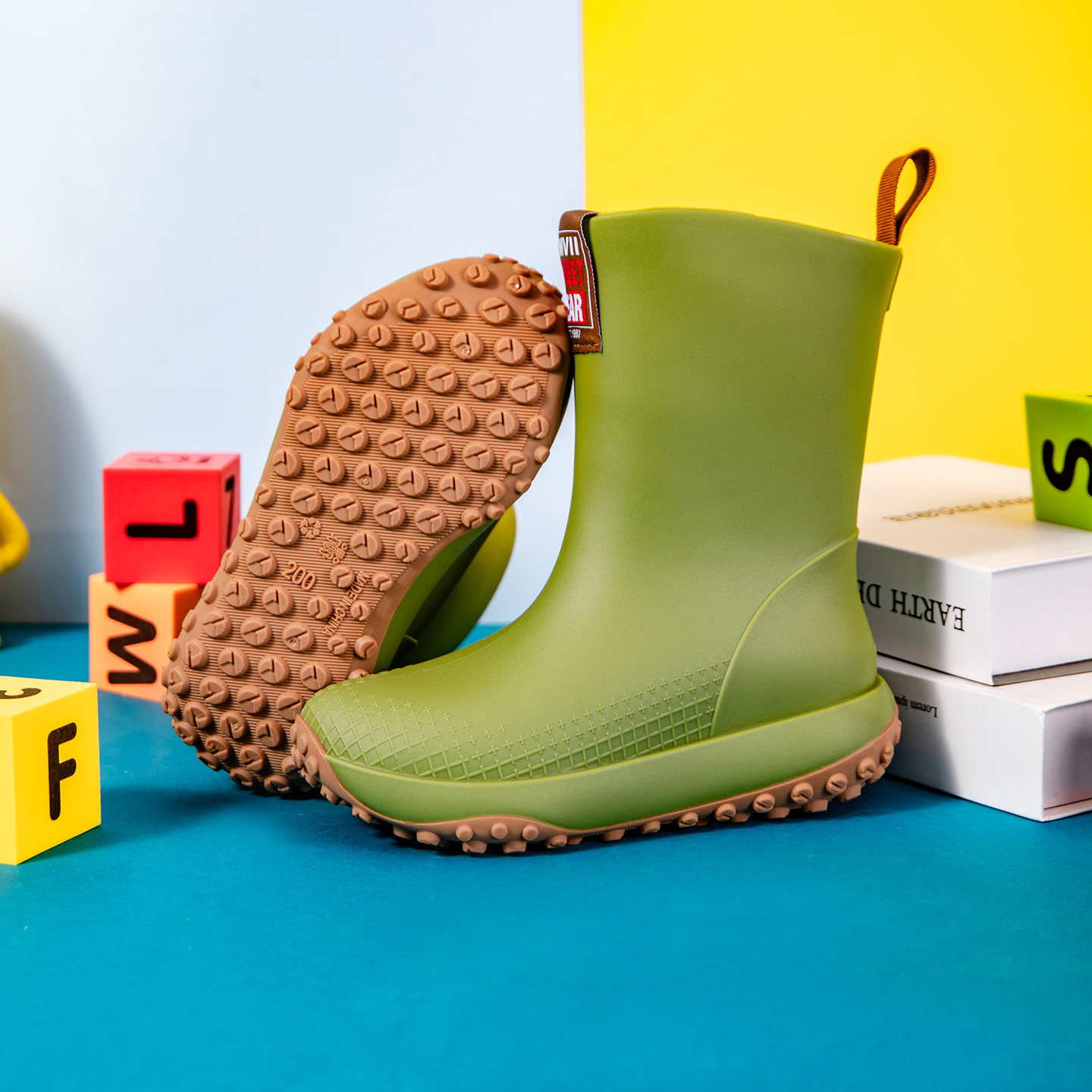 儿童雨鞋男孩女童雨靴一体绒保暖中大童学生水鞋防水防滑耐磨胶鞋,淘宝优惠券,粉丝福利购,淘宝优惠卷