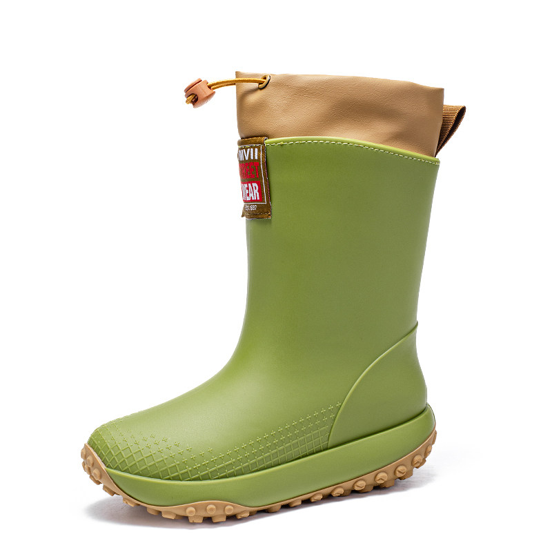 儿童雨鞋男孩女童雨靴一体绒保暖中大童学生水鞋防水防滑耐磨胶鞋,淘宝优惠券,粉丝福利购,淘宝优惠卷