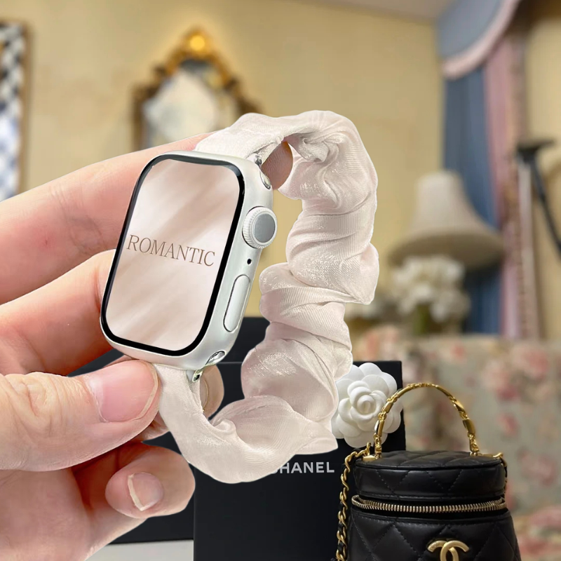 适用苹果表带三星watch65华为GT4 fit3冰丝发圈弹力一加2Vivo可爱,淘宝优惠券,粉丝福利购,淘宝优惠卷