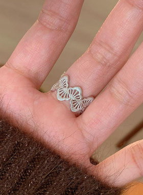 蕾丝戒指女小众设计2025新款爆款