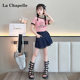 La Chapelle Girls Denim Rock Sommer Mode Kurzrock 2025 New Children's Summer Faltenrock
