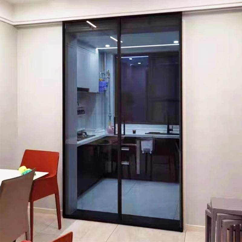 新品厨房推拉门隔音室内玻璃门现代阳台平移玻璃推拉门卫生间推拉-图1