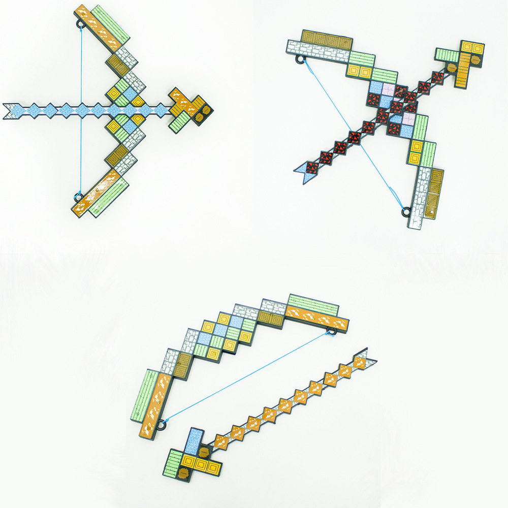 儿童周边模型手办装饰玩具我的世界弓箭40cm益智玩具合金属摆件品,淘宝优惠券,粉丝福利购,淘宝优惠卷