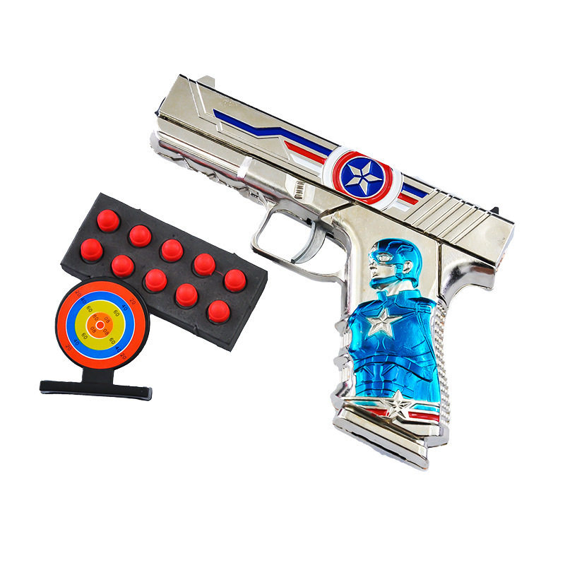 15CM软弹枪模折叠沙鹰美国队长小枪仿真儿童男孩玩具安全科教道具,淘宝优惠券,粉丝福利购,淘宝优惠卷