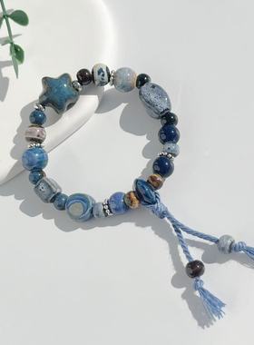 景德镇陶瓷星星可爱手链不掉色