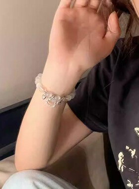 HelloKitty猫铃铛手链情侣闺蜜