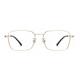 Wang Hedi's same style of gold wire myopia glasses for men, handsome, anti-blue radiation business flat light glasses retro glasses frame trend