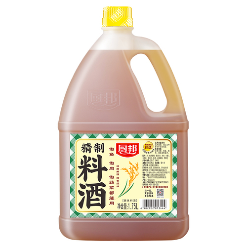 厨邦精制料酒175L大桶装糯米酿造黄酒祛腥解腻增香提味腌制商用