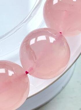 2026天然16m果冻西柚马粉手链女马达加斯粉晶芙蓉石DIY手工手串招