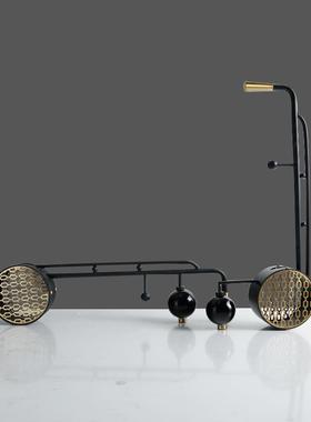 2026新中式乐器二胡摆件样板间售楼处书房摆设办公室玄关软装饰品