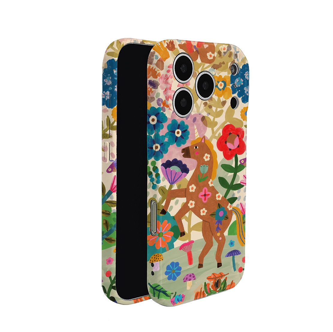 马年艺术油画花园马儿菲林二合一手机壳适用苹果17nova14华为p70mate60小米15opporeno14vivo荣耀300iPhone16,淘宝优惠券,粉丝福利购,淘宝优惠卷