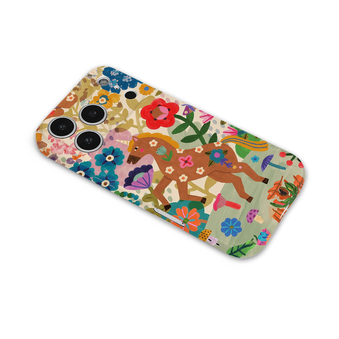 马年艺术油画花园马儿菲林二合一手机壳适用苹果17nova14华为p70mate60小米15opporeno14vivo荣耀300iPhone16,淘宝优惠券,粉丝福利购,淘宝优惠卷