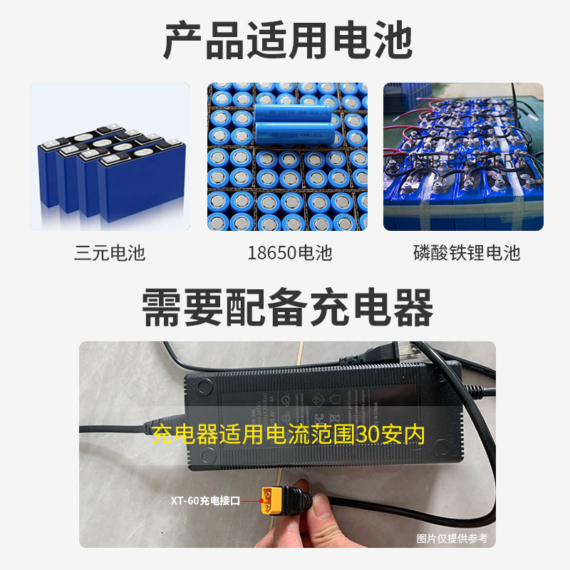 户外移动纯正弦波逆变器主板12V24V转220V锂电池一体电源套件外壳 - 图3