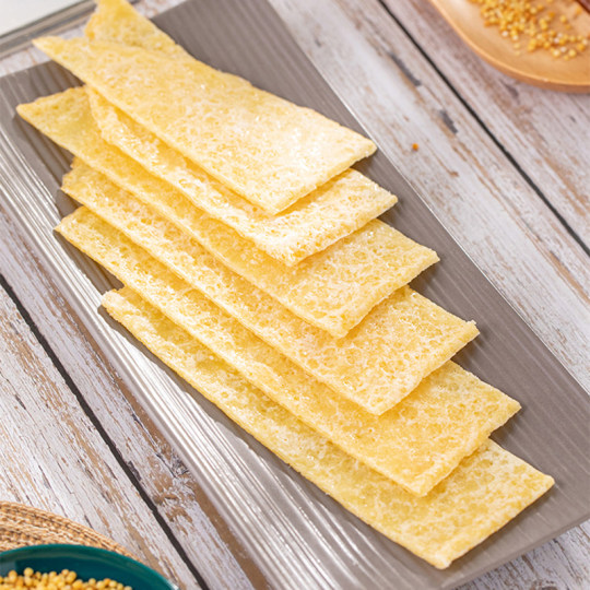 干奶皮子内蒙古特产营养零食手工干奶片糖葫芦半干奶皮子牛乳冷鲜