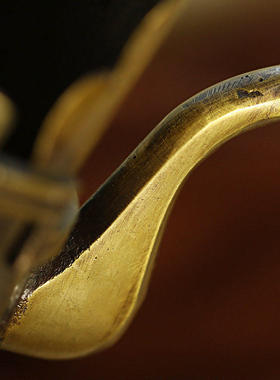 尼泊尔手工加厚铜制壶酥油茶壶分酒器青稞酒壶家用民族装饰摆件