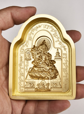 佛像擦擦绿度母释迦摩尼纯铜