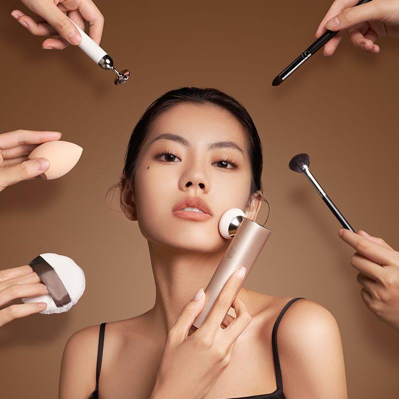 法拉塔电动粉扑仪自动粉扑上妆仪美妆蛋服帖海绵干湿两用超软不吃,淘宝优惠券,粉丝福利购,淘宝优惠卷