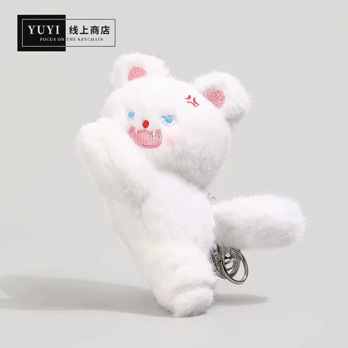 Плюшевая кукла, аксессуар на рюкзак, подвеска, брелок, котенок, кот, подарок на день рождения