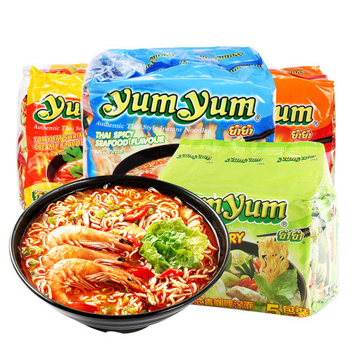 泰国进口yumyum养养冬阴功方便面70g泰式酸辣虾浓汤速食泡面拉面 - 图3