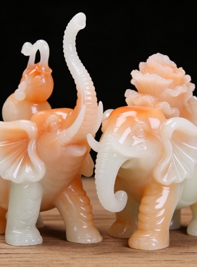 招财纳福大象开业乔迁礼品摆件