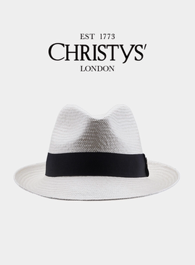 【夏季新品】CHRISTYS英国皇室品牌 纯手工巴拿马草帽 trilby