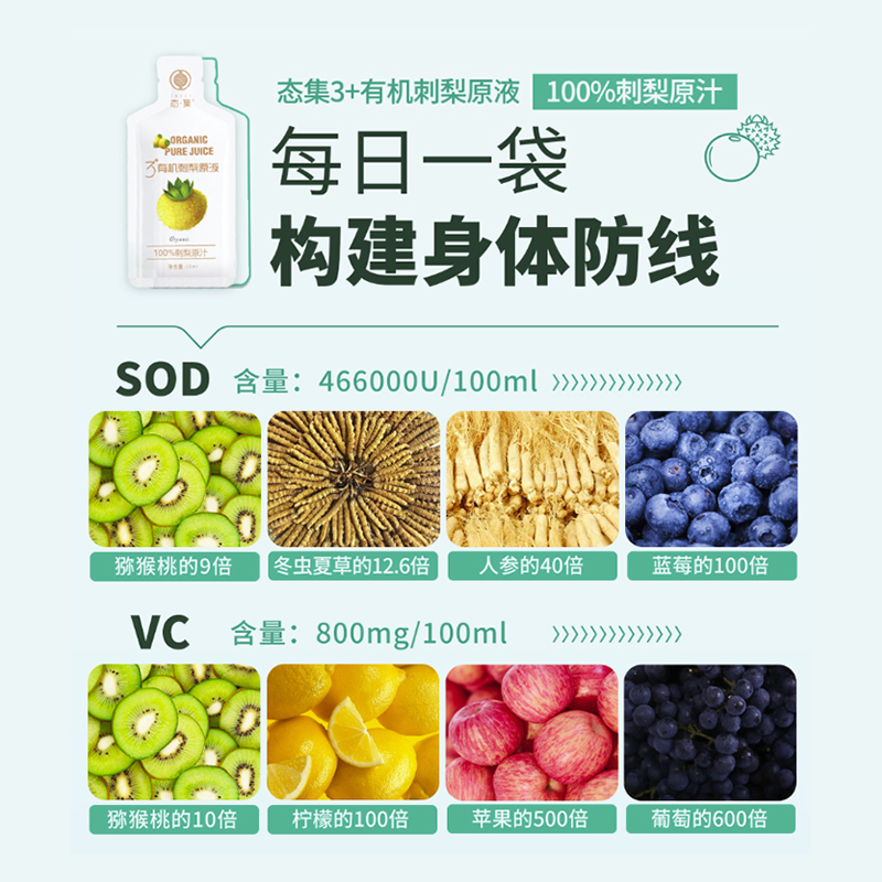 【百县百品】贵州毕节七星关区有机刺梨原汁原浆原液 富含天然VC - 图2