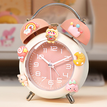 High face value student with children small alarm clock girl cute 2023 new powerful wake up man special get up deity