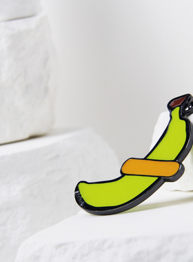 JAoZooA原创禁止蕉绿周边长款项链绿色配饰不要焦虑男女生日礼物