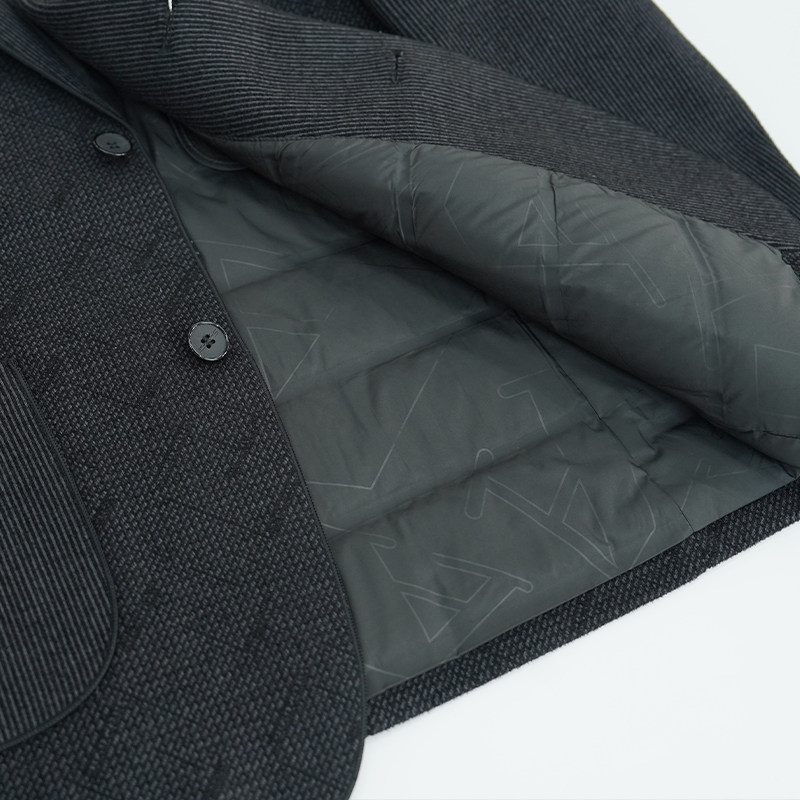 羽绒羊毛呢西装男士商务休闲花呢针织单西上衣冬季款修身气质外套,淘宝优惠券,粉丝福利购,淘宝优惠卷